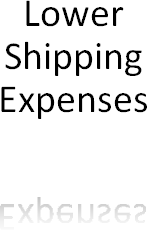 Lower Shipping Expenses